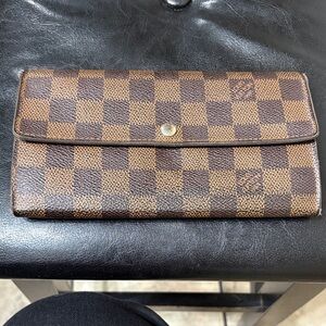 Louis Vuitton Brown Checkered Wallet